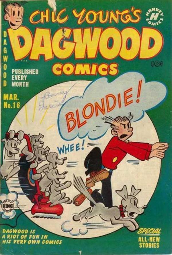 Chic Young's Dagwood Comics #16 cover