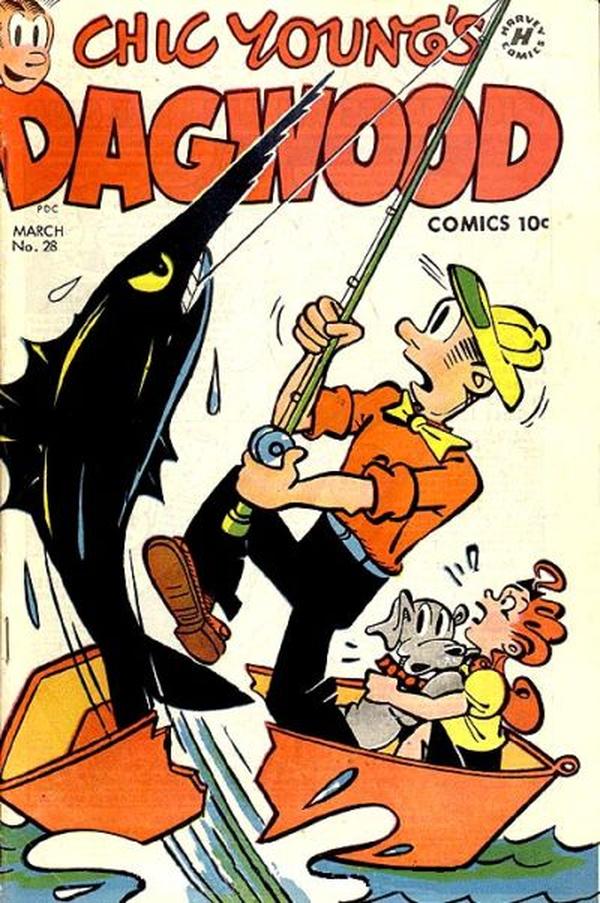 Chic Young's Dagwood Comics #28 cover