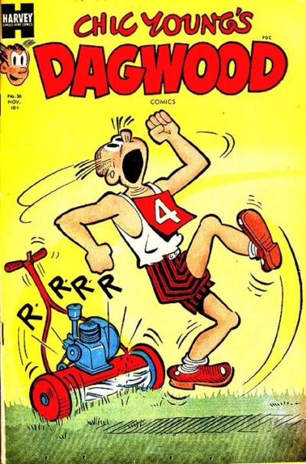 Chic Young's Dagwood Comics #36 cover