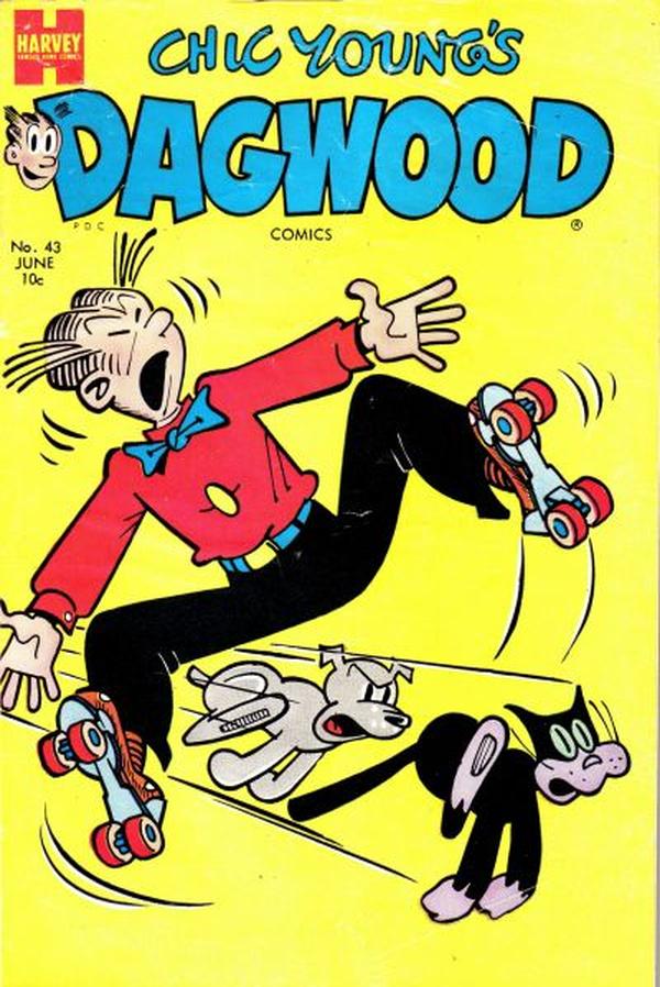 Chic Young's Dagwood Comics #43 cover