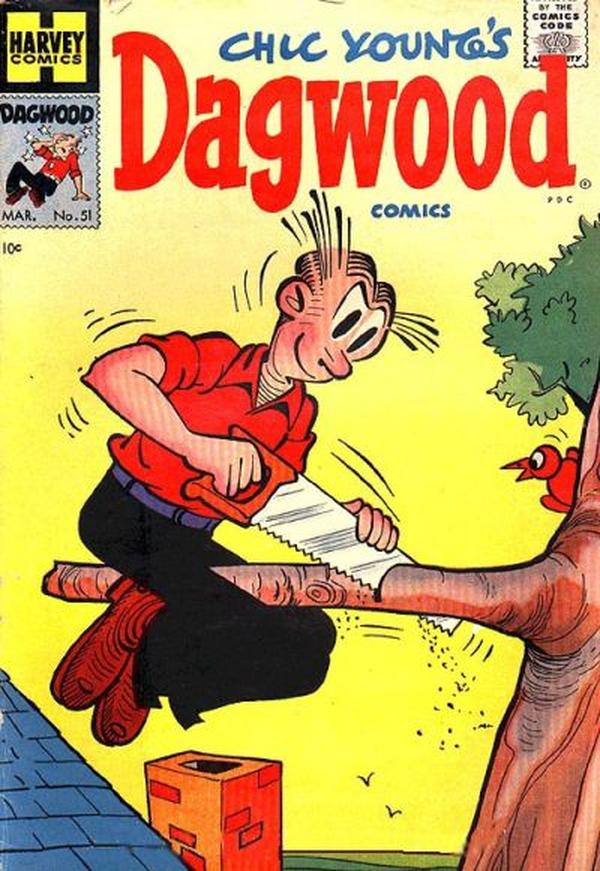 Chic Young's Dagwood Comics #51 cover