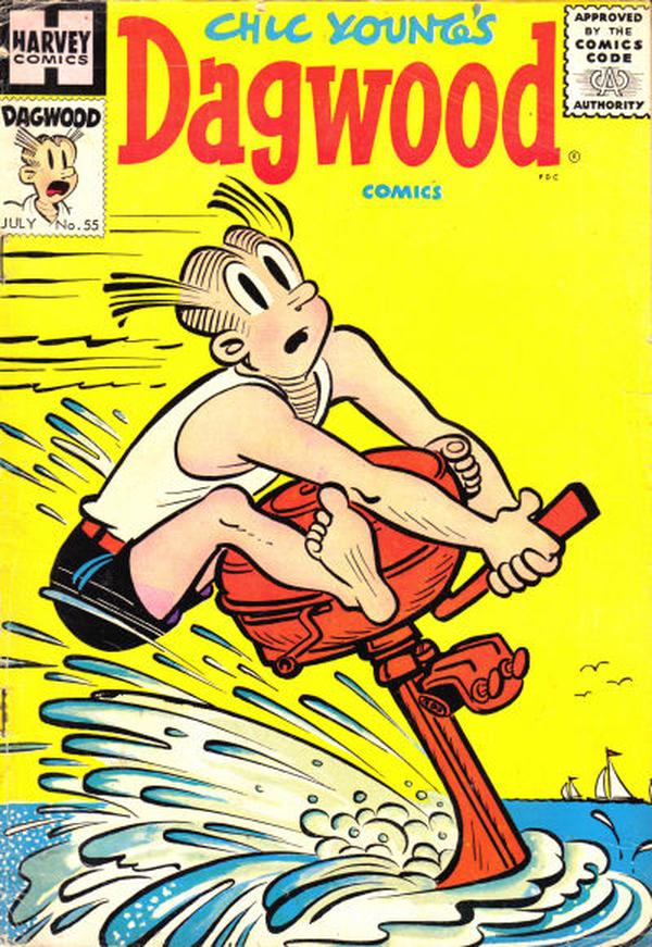 Chic Young's Dagwood Comics #55 cover