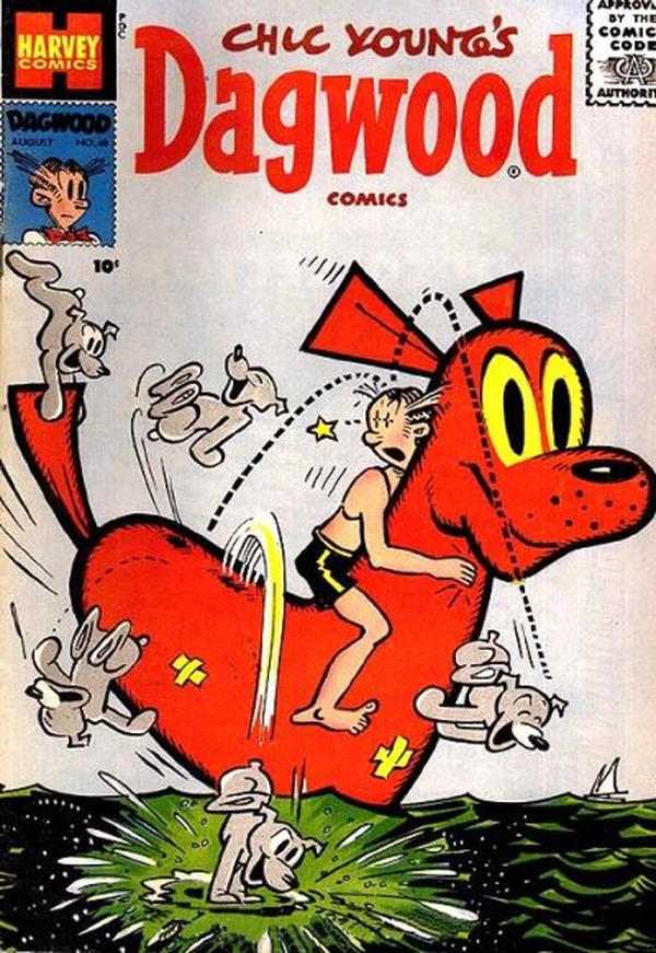 Chic Young's Dagwood Comics #68 cover