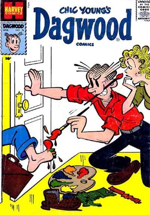 Chic Young's Dagwood Comics #76 cover