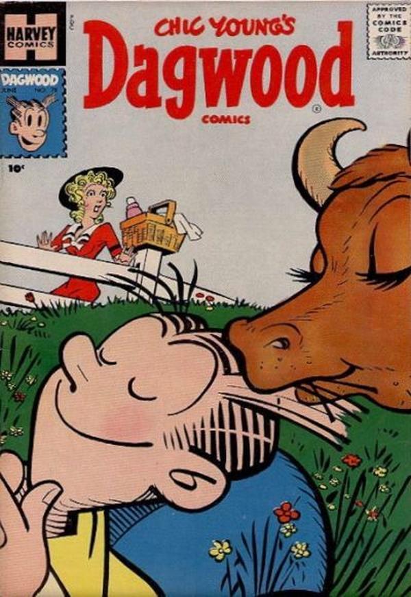Chic Young's Dagwood Comics #78 cover