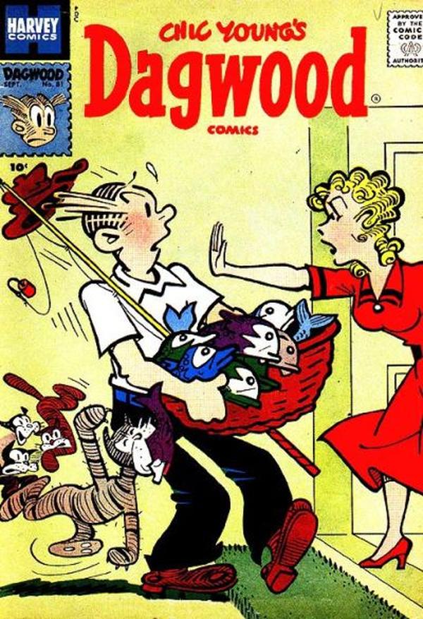Chic Young's Dagwood Comics #81 cover