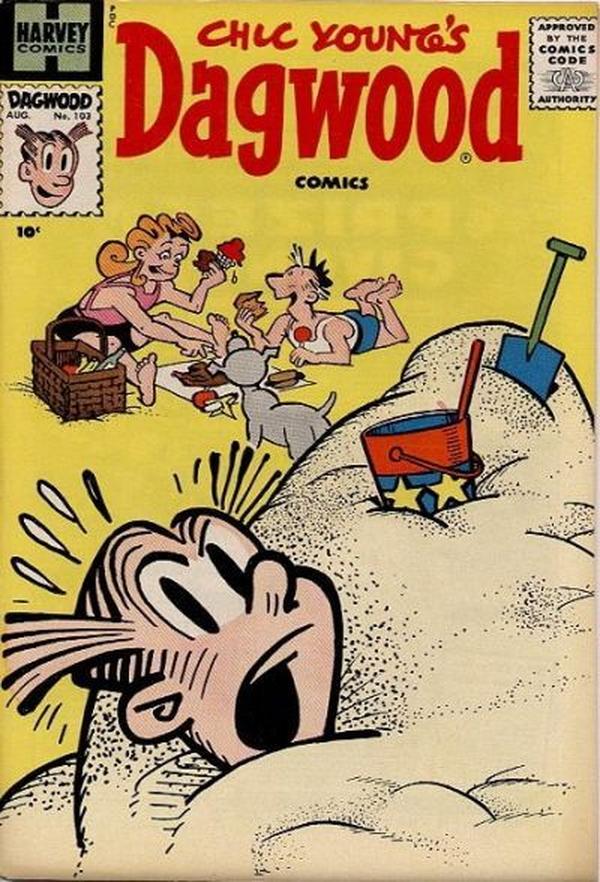 Chic Young's Dagwood Comics #103 cover