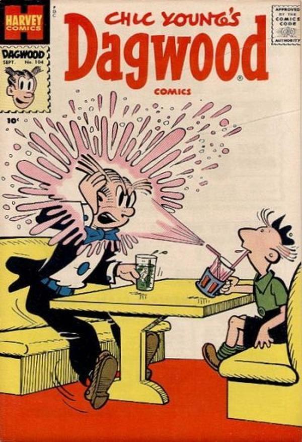 Chic Young's Dagwood Comics #104 cover