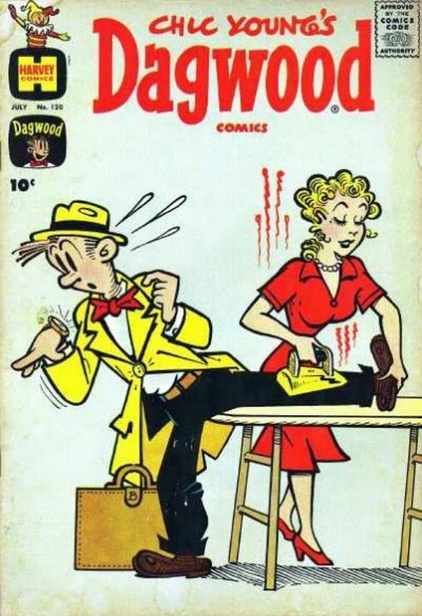 Chic Young's Dagwood Comics #120 cover