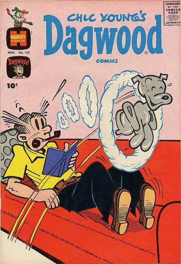 Chic Young's Dagwood Comics #123 cover