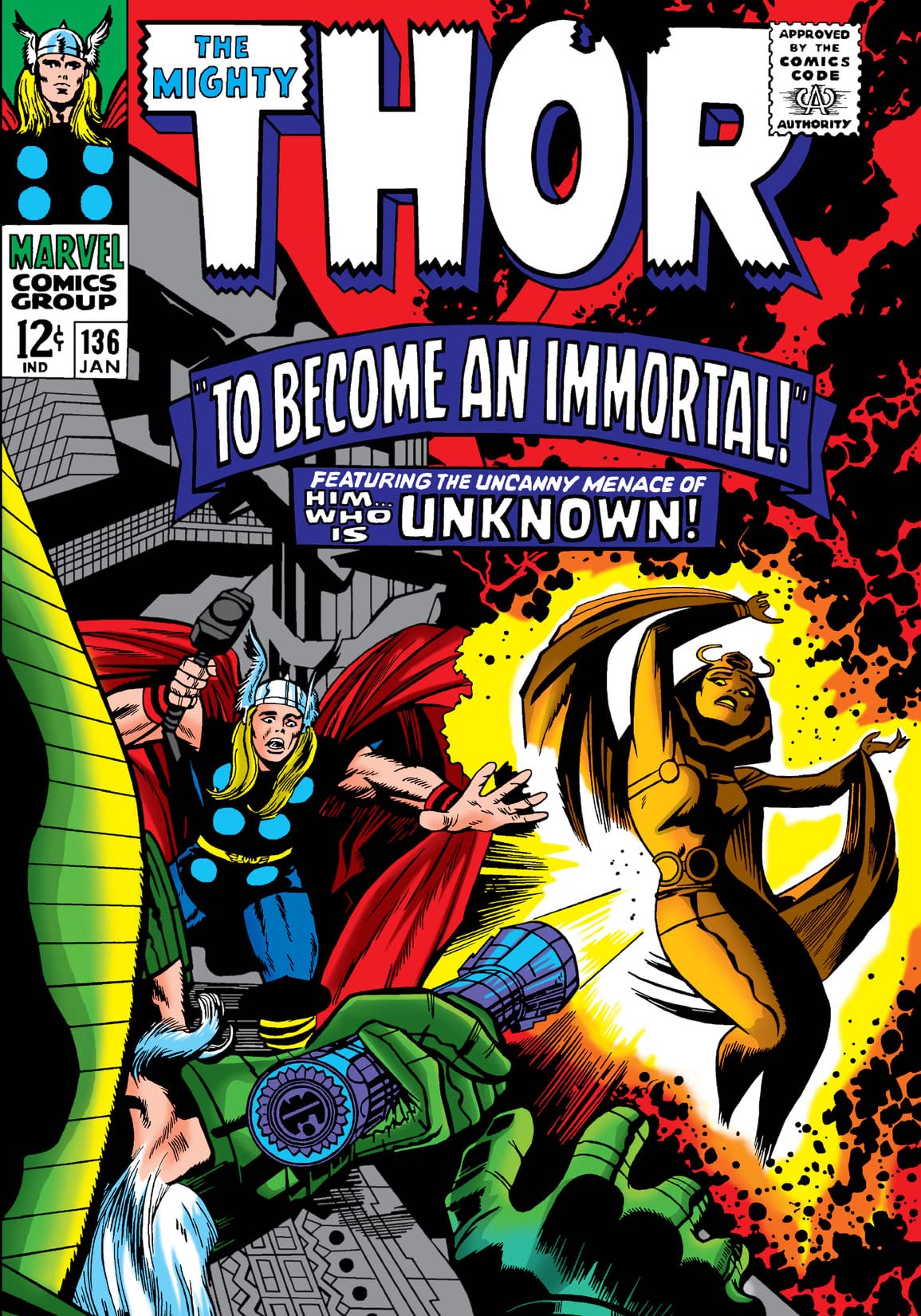 Thor #136 cover