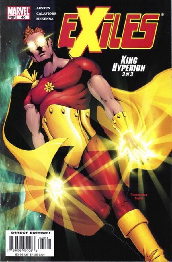 Exiles #40 cover
