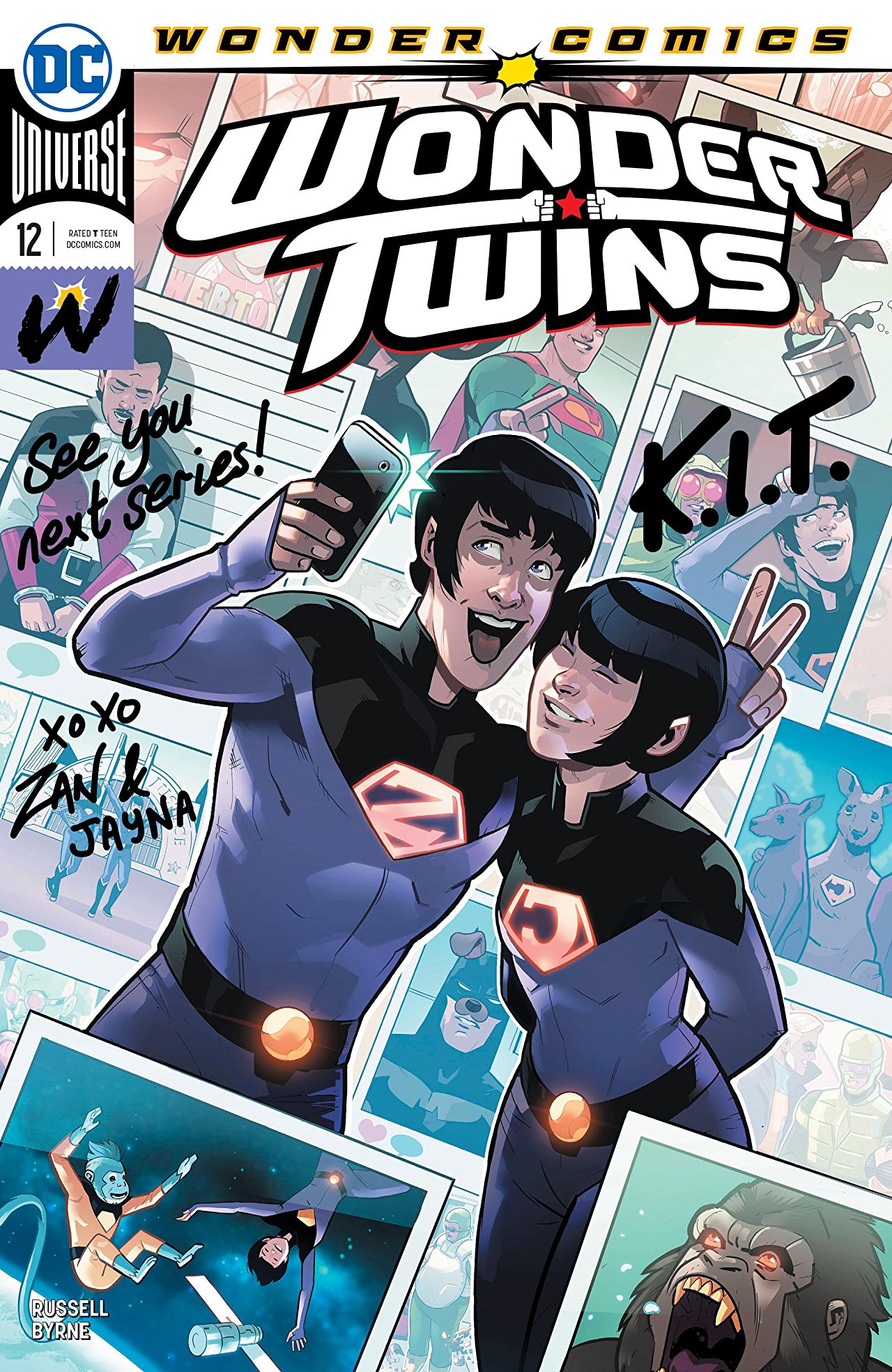 Wonder Twins #12 cover