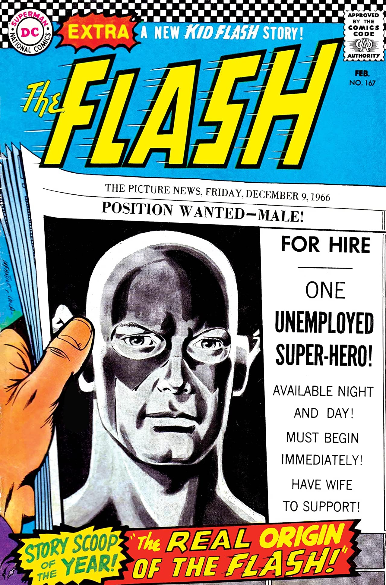The Flash #167 cover