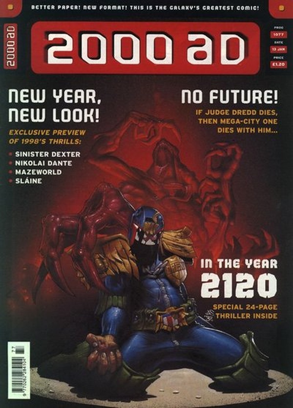 2000 AD #1077 cover