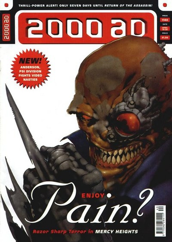 2000 AD #1140 cover