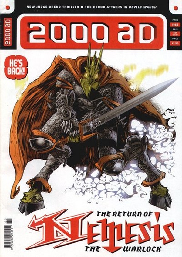 2000 AD #1165 cover
