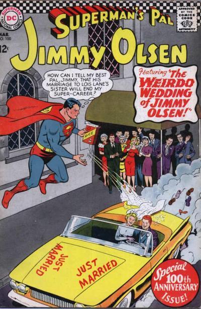 Superman's Pal, Jimmy Olsen #100 cover