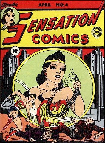 Sensation Comics #4 cover