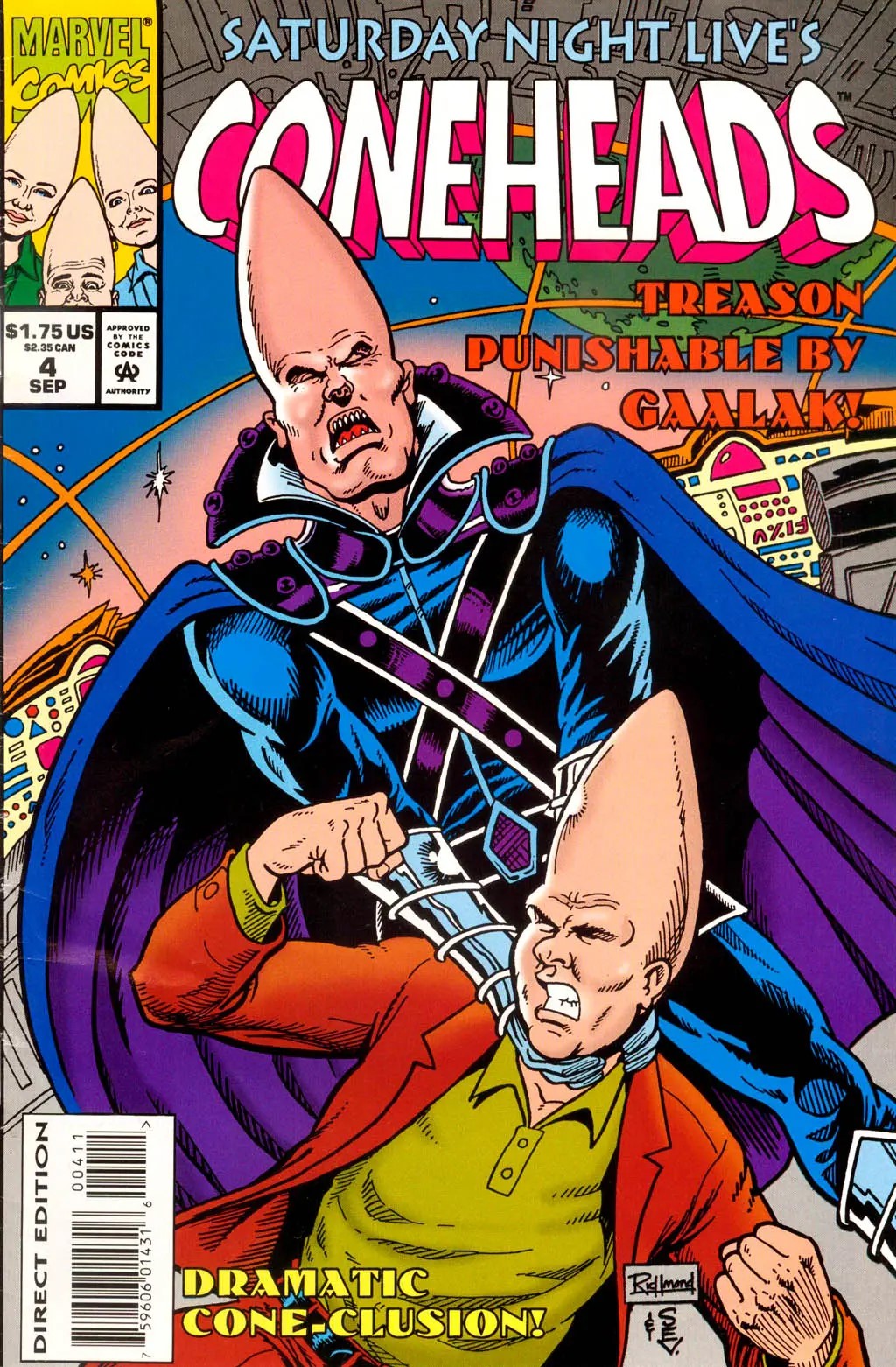 Coneheads #4 cover