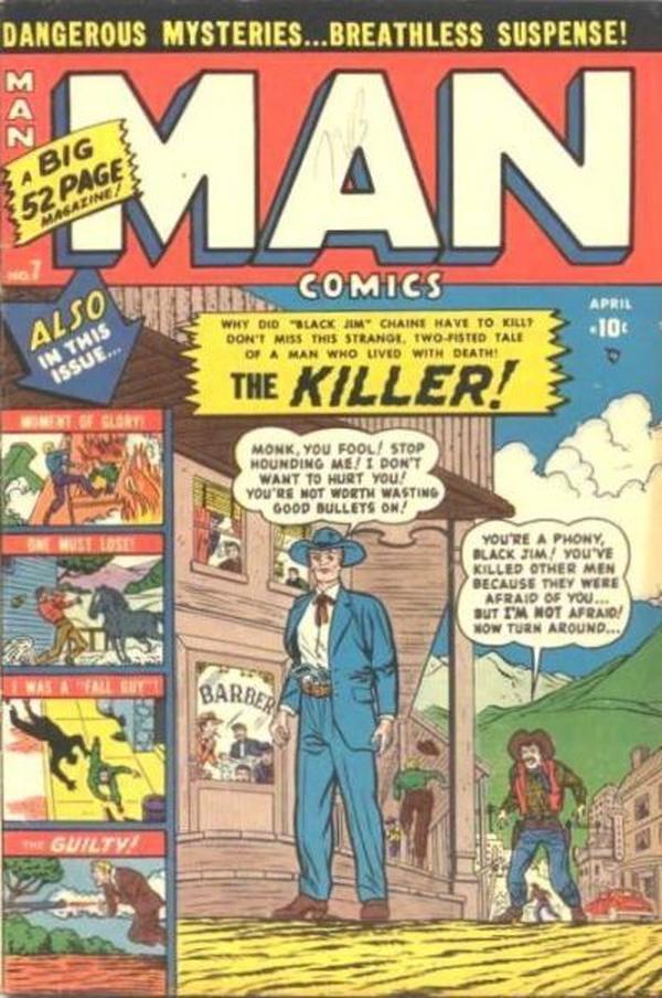 Man Comics #7 cover