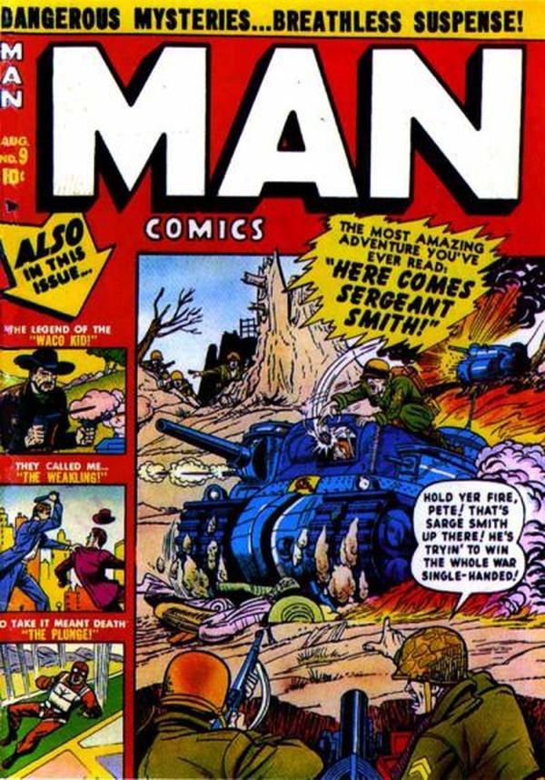 Man Comics #9 cover