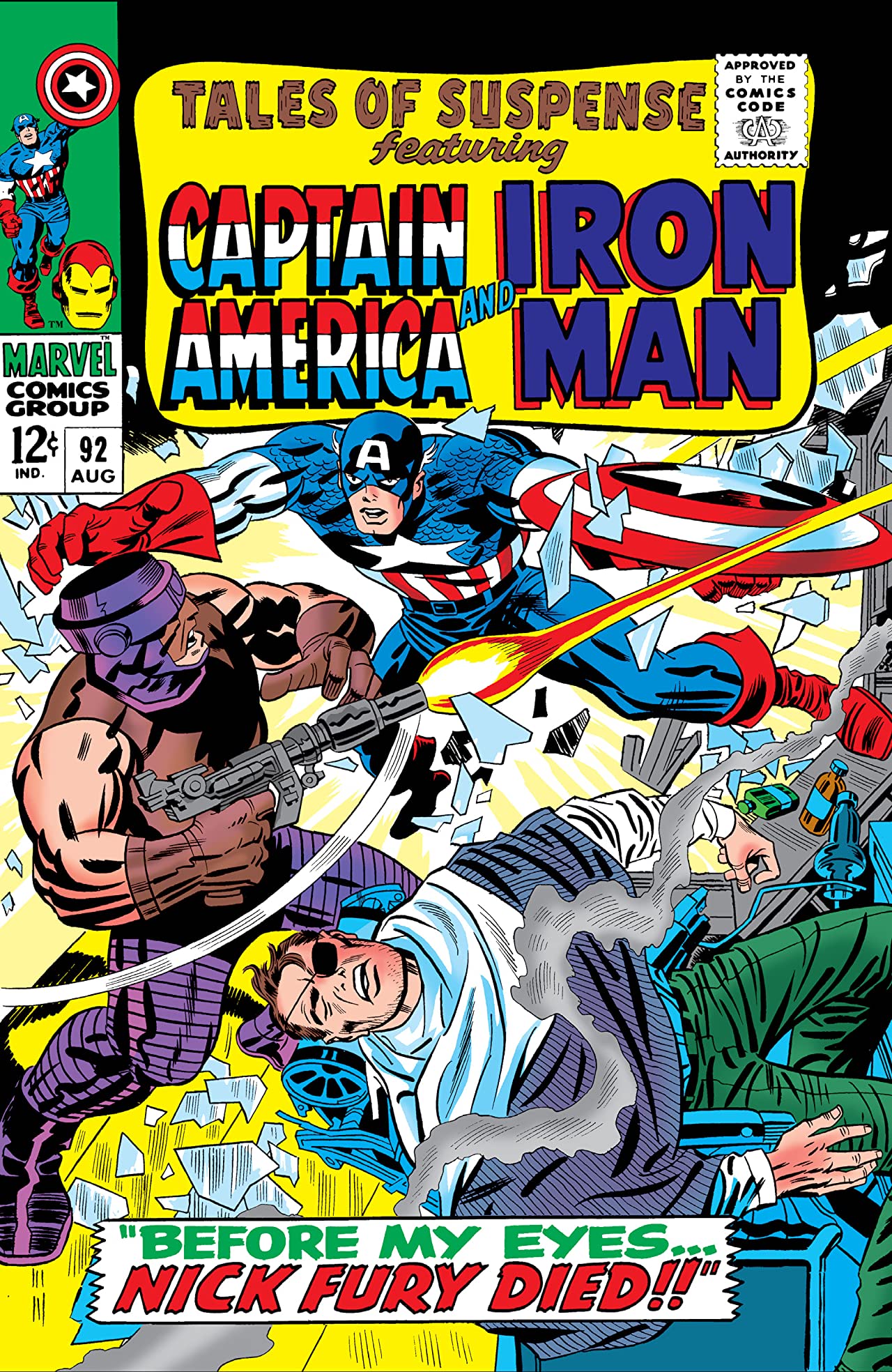 Tales of Suspense #92 cover