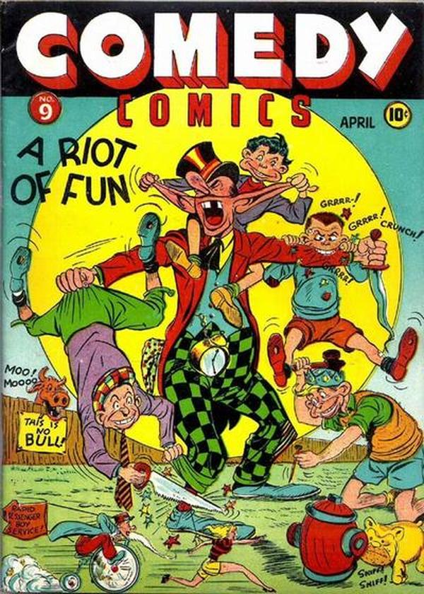 Comedy Comics #9 cover
