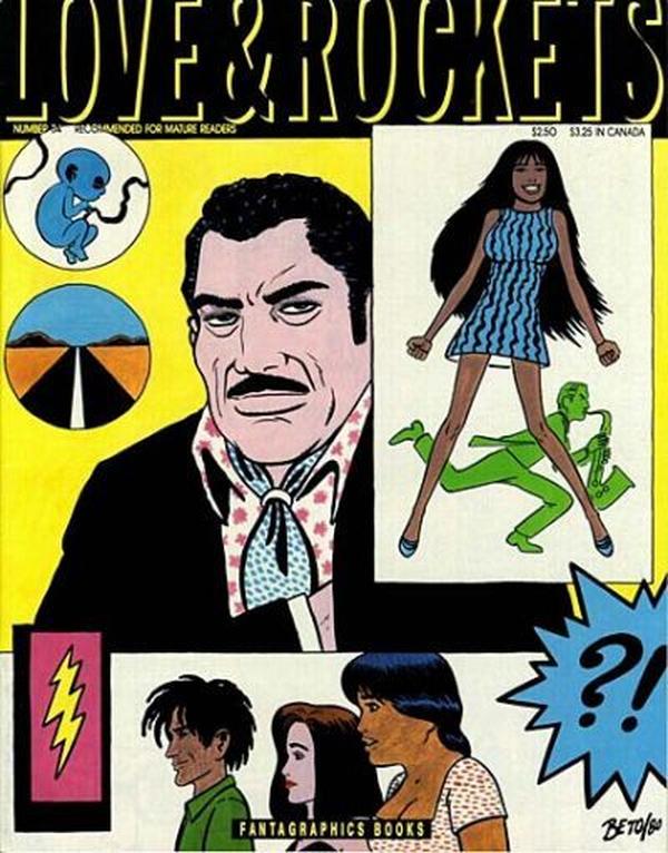 Love and Rockets #34 cover