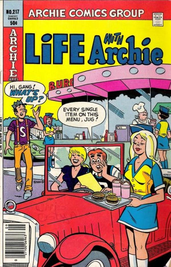 Life with Archie #217 cover