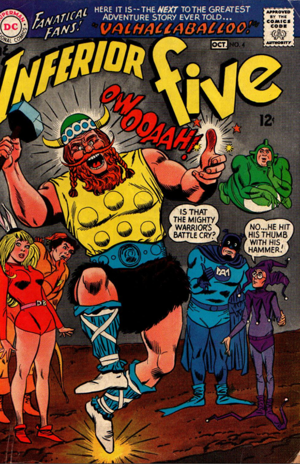 The Inferior Five #4 cover