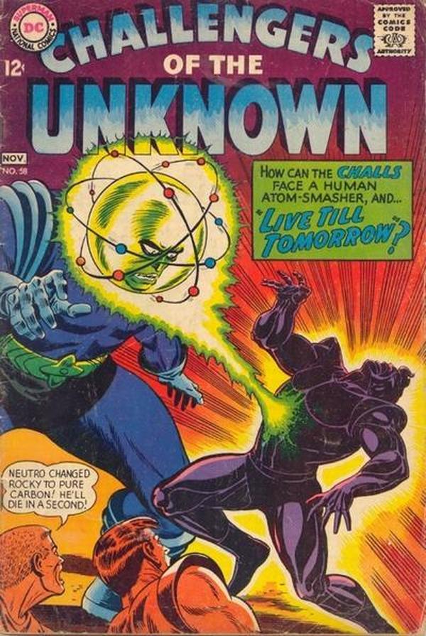 Challengers of the Unknown #58 cover