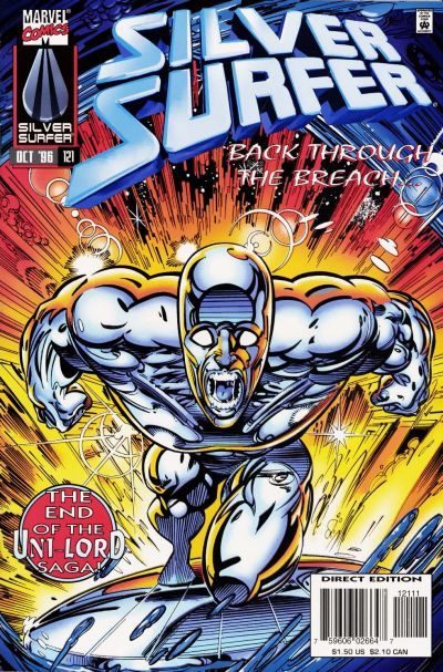 Silver Surfer #121 cover