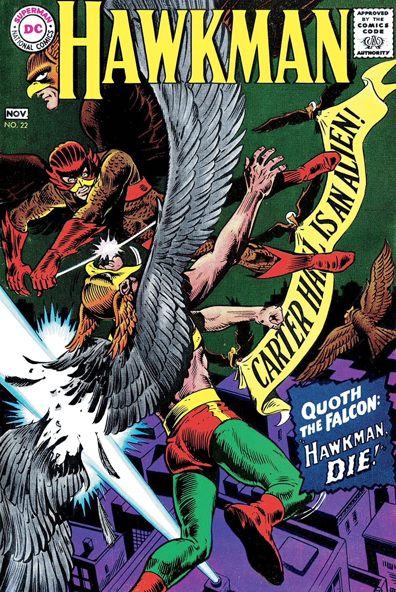 Hawkman #22 cover