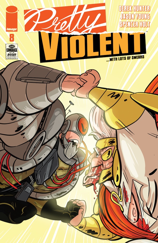 Pretty Violent #8 cover