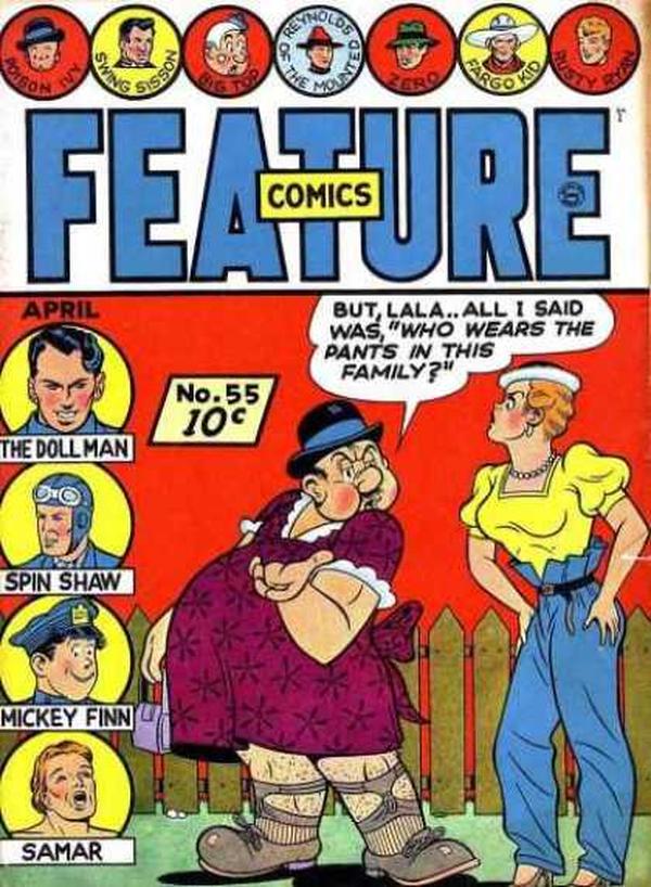 Feature Comics #55 cover