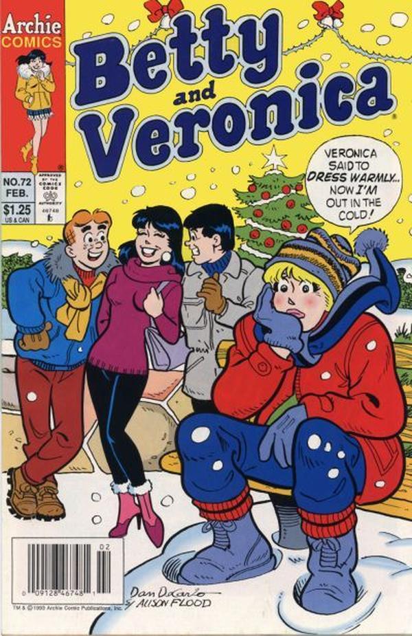 Betty and Veronica #72 cover