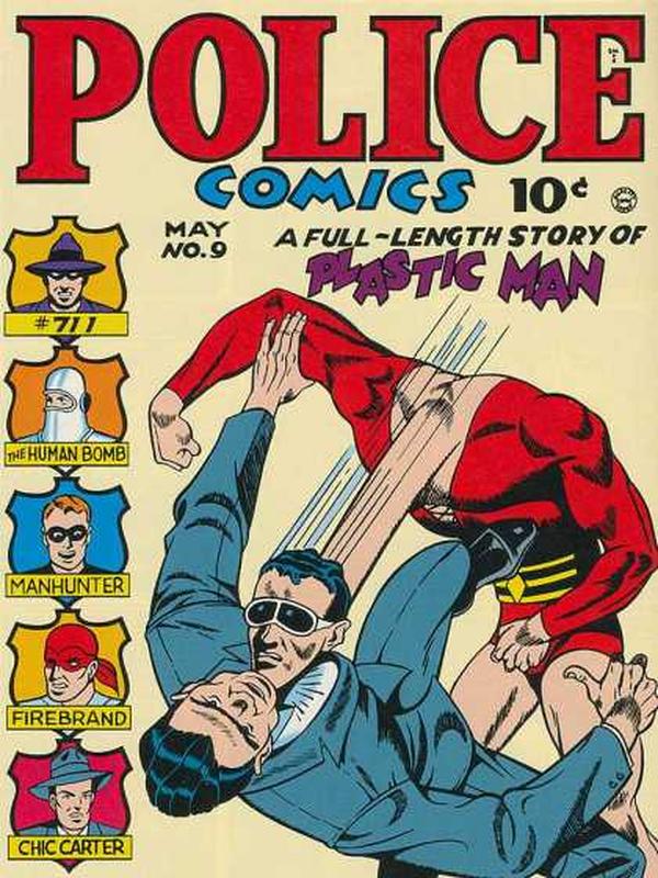 Police Comics #9 cover