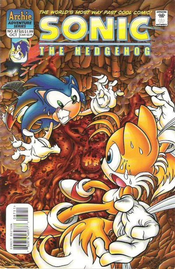Sonic the Hedgehog #87 cover