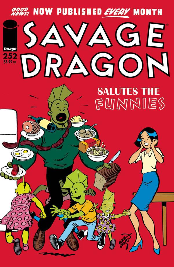 Savage Dragon #252 cover