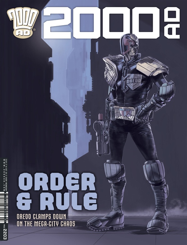 2000 AD #2203 cover