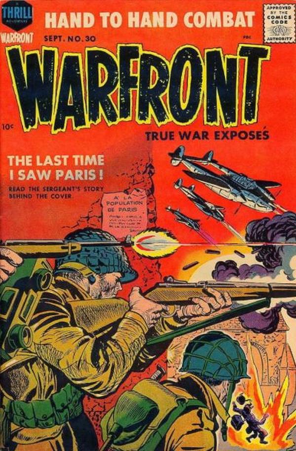 Warfront #30 cover