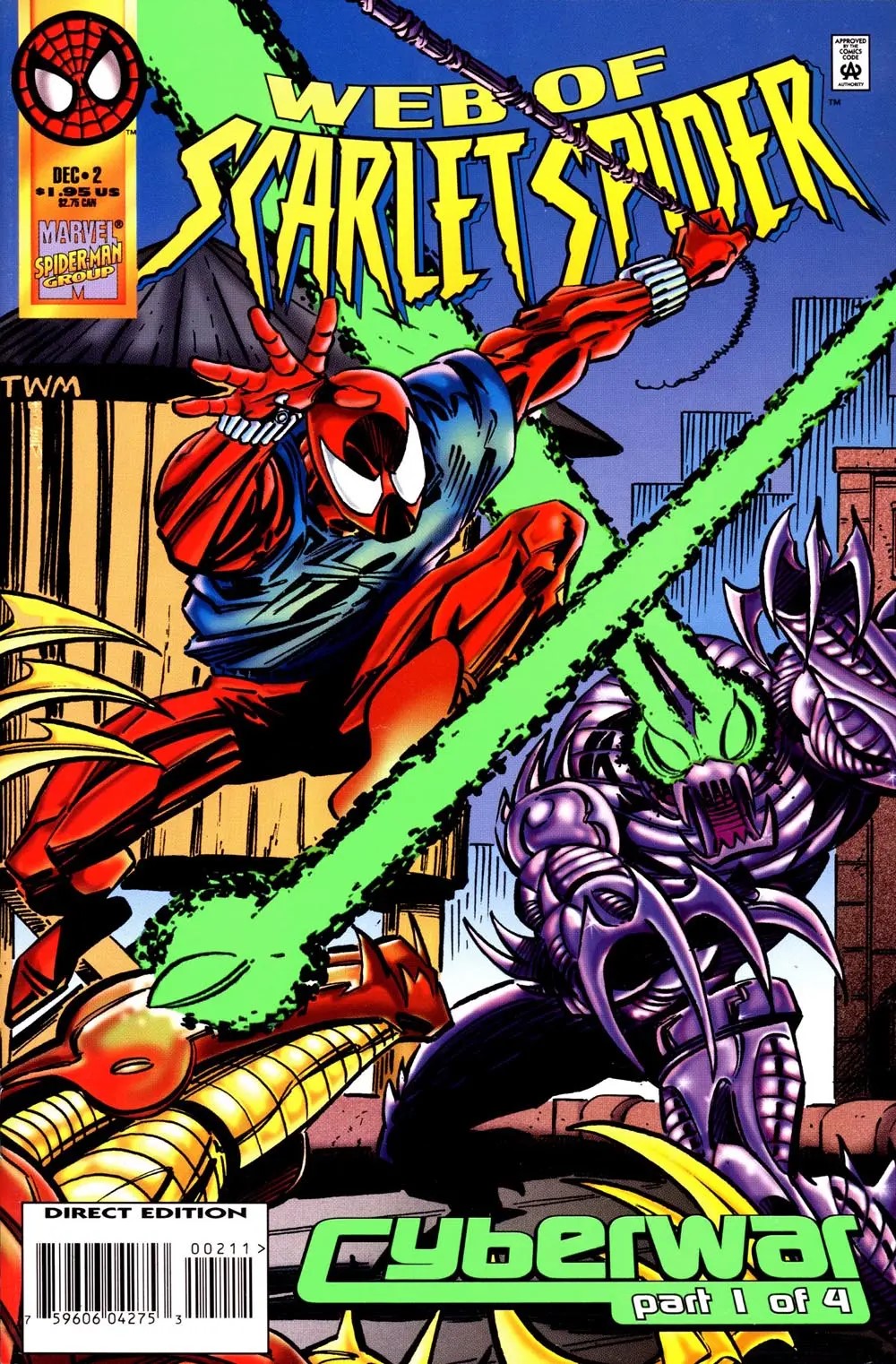 Web of Scarlet Spider #2 cover