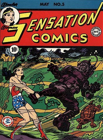 Sensation Comics #5 cover
