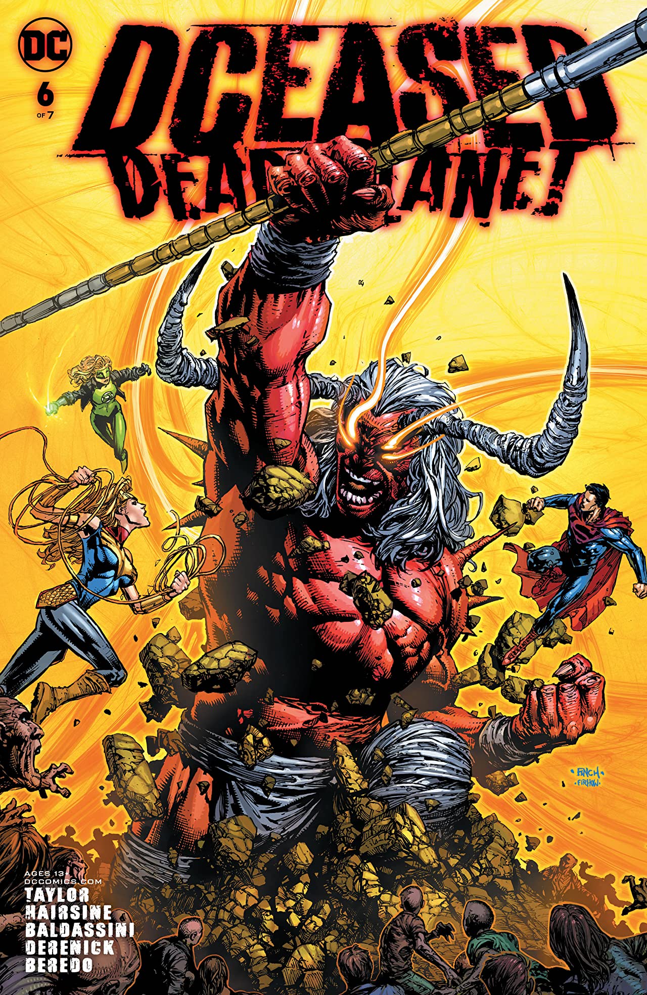 DCeased: Dead Planet #6 cover