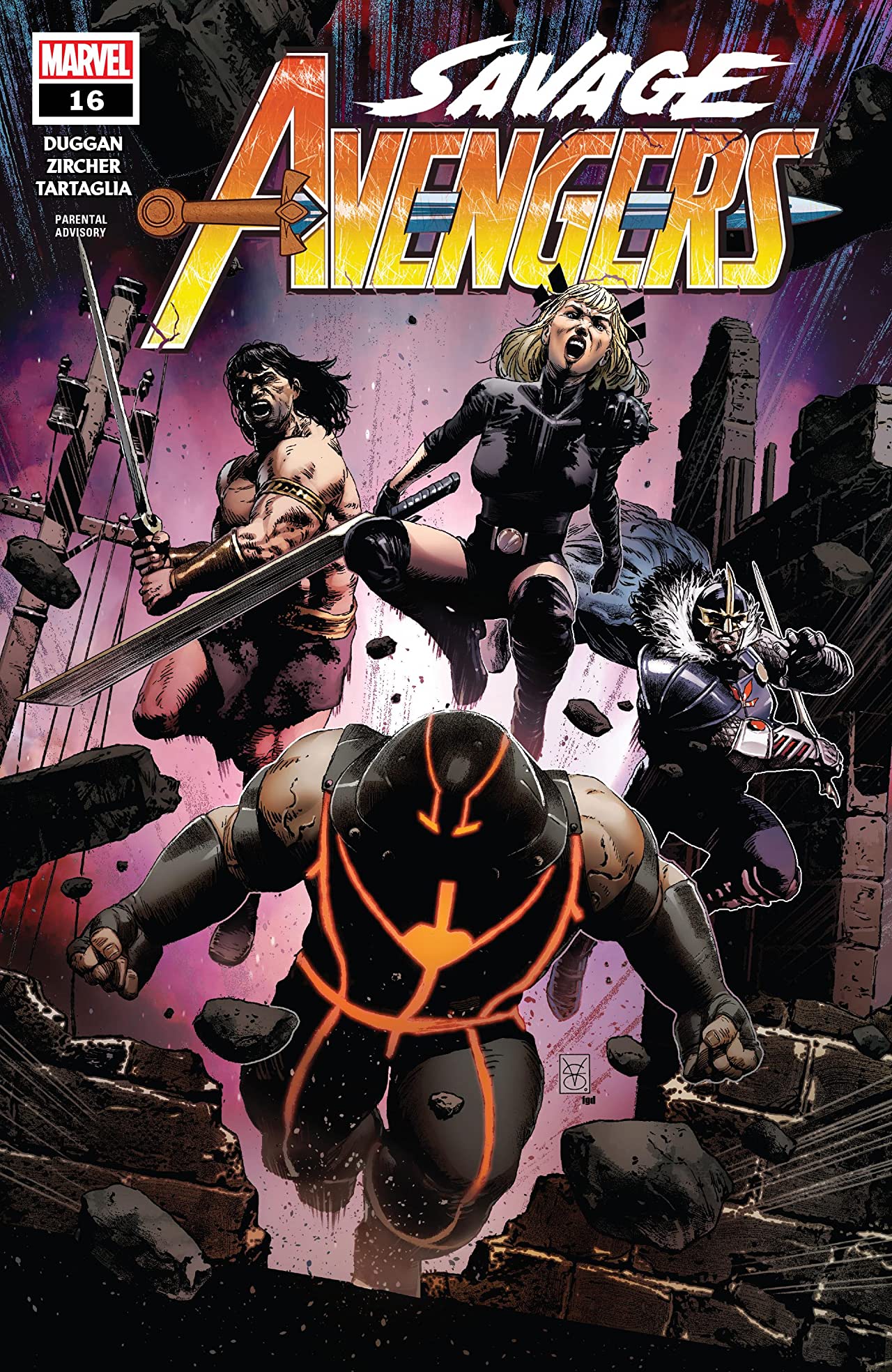 Savage Avengers #16 cover