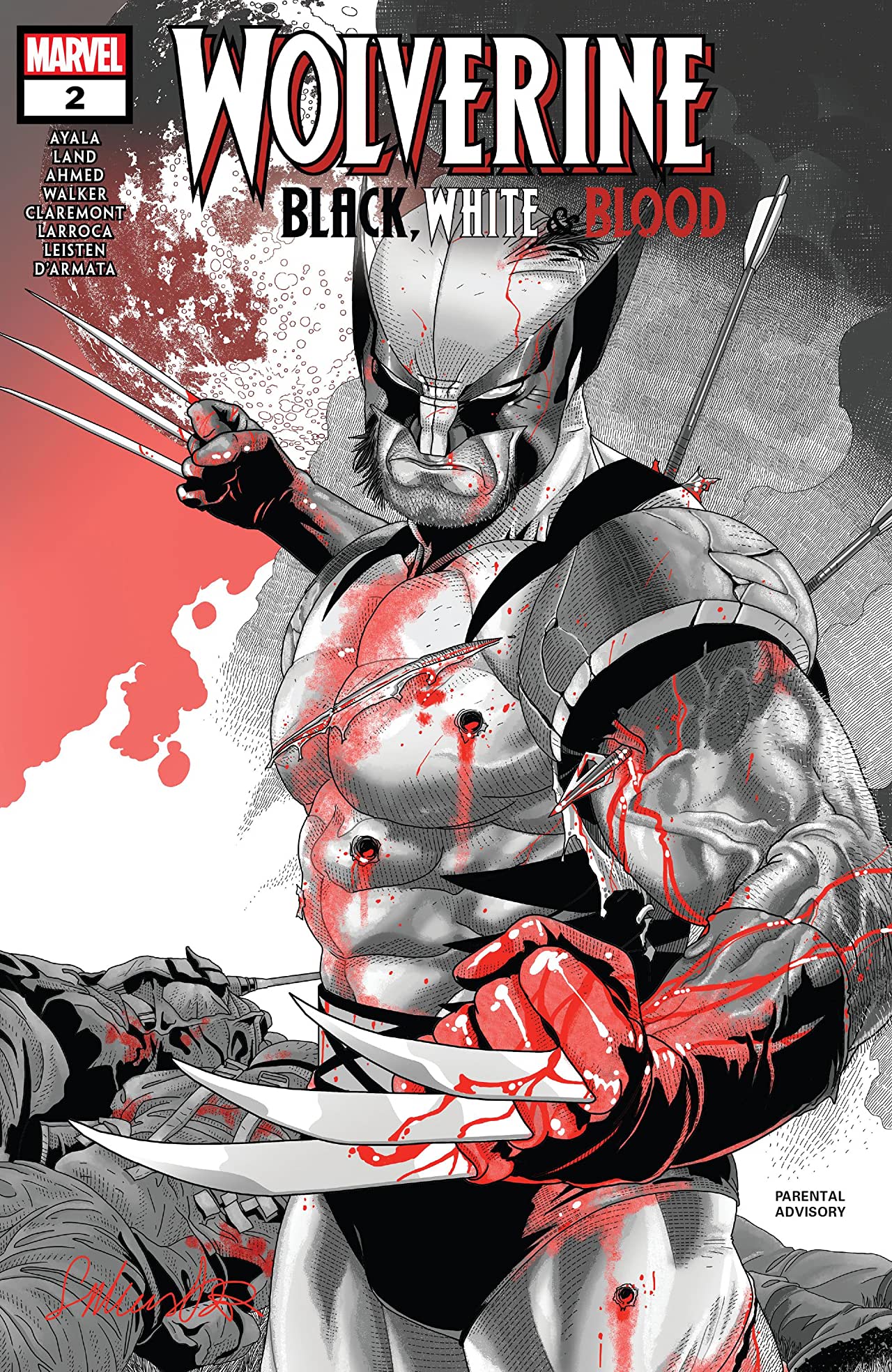 Wolverine: Black, White & Blood #2 cover