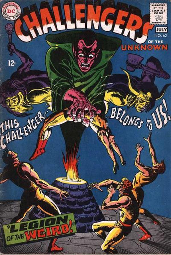 Challengers of the Unknown #62 cover