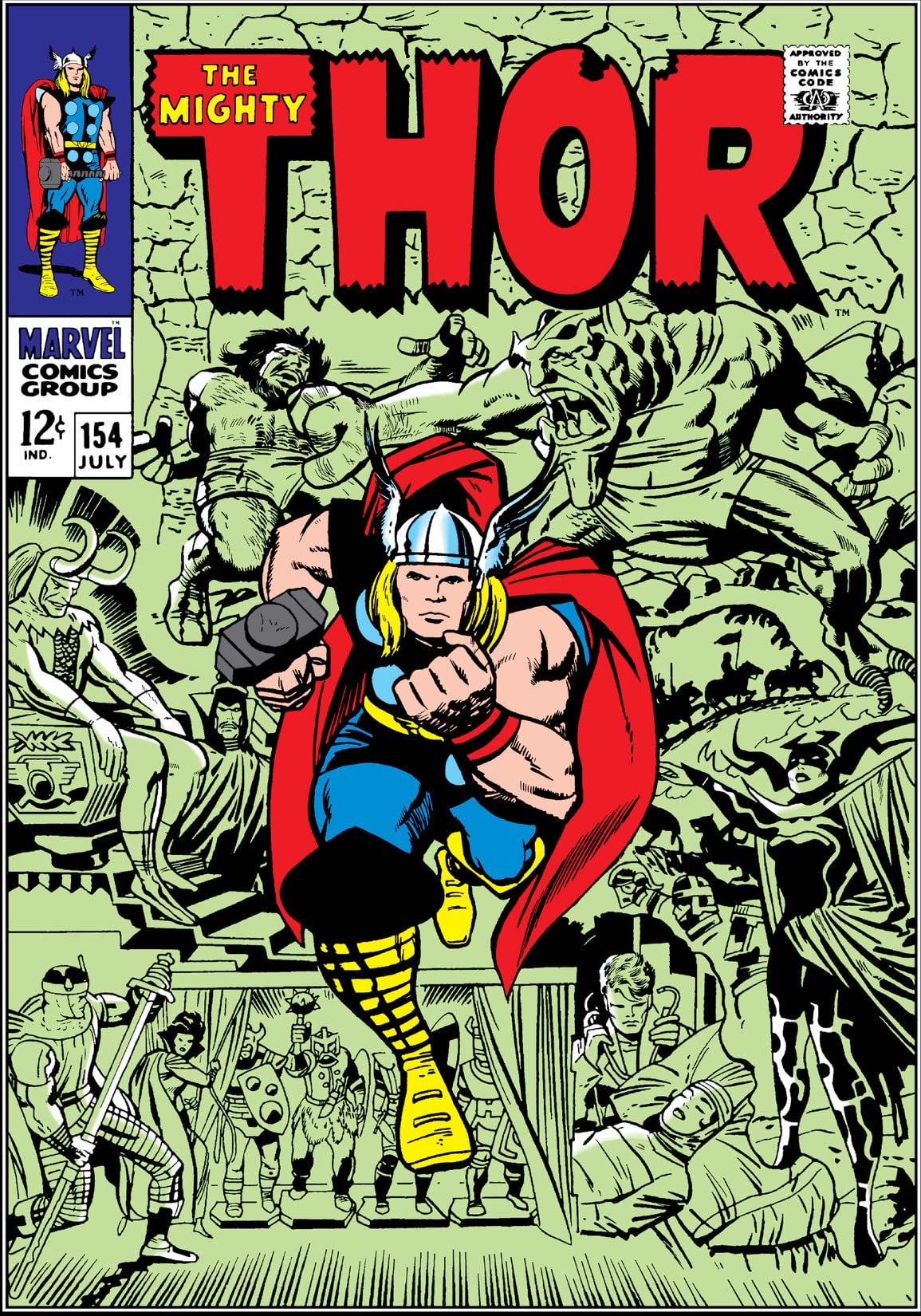 Thor #154 cover