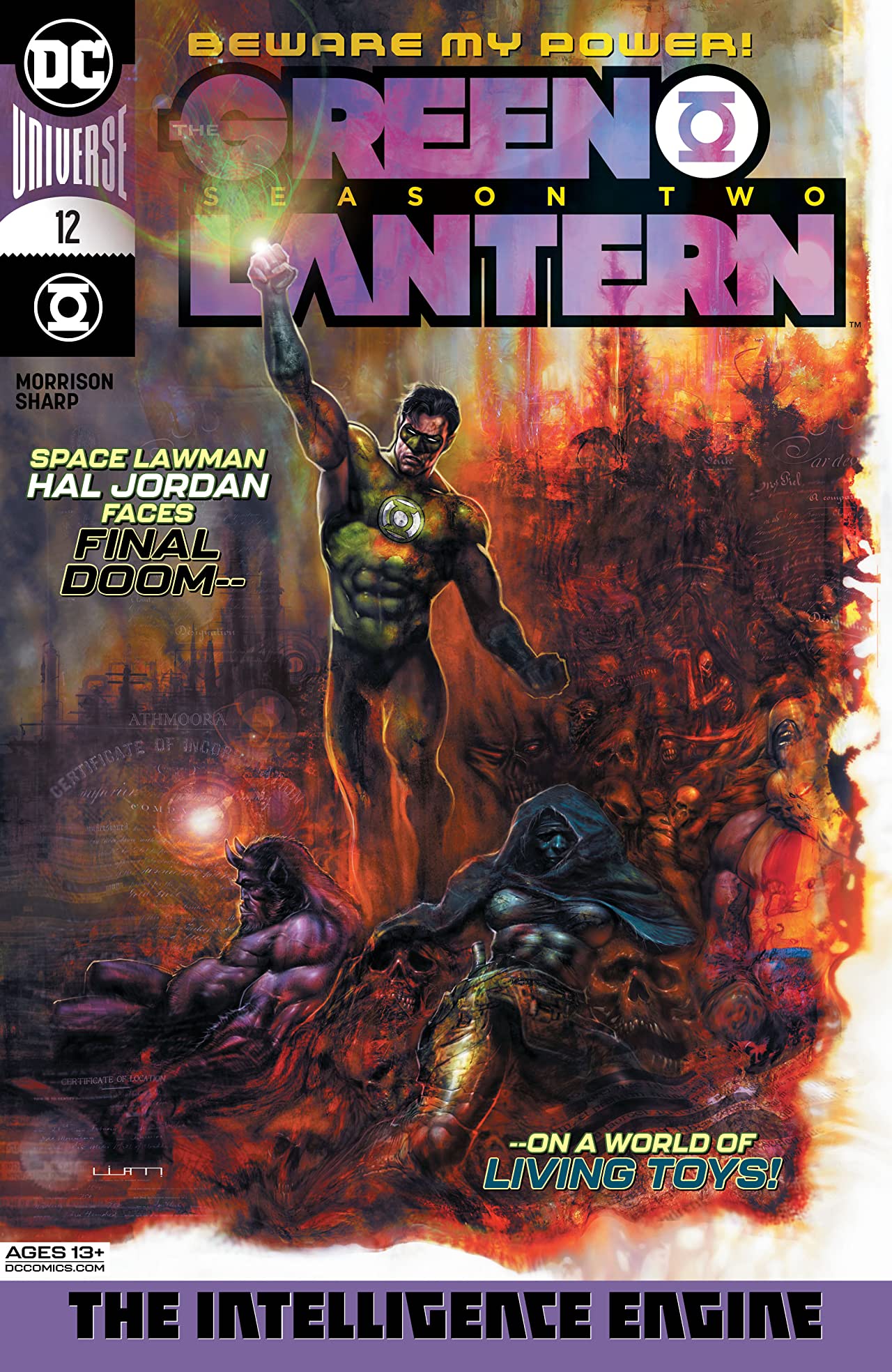 The Green Lantern Season Two #12 cover